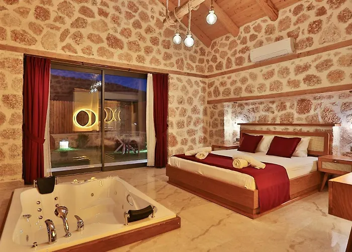 Saribelen Village Luxury - Private Pool And Hot Tub Вилла Калкан